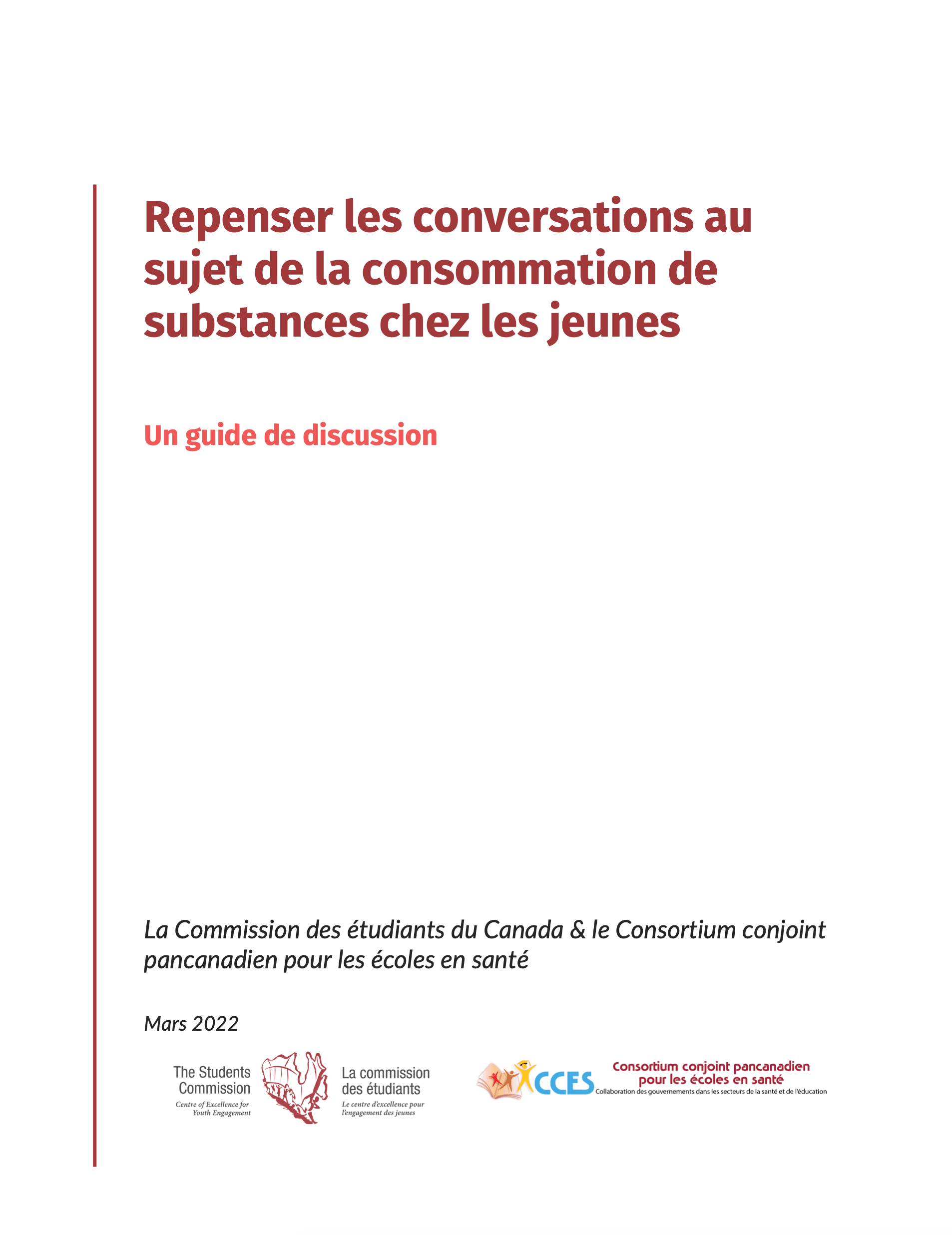 Pense d'avance : Guide de discussion pour les adultes allié.e.s